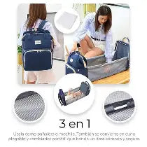 PAÑALERA 3 EN 1 CON CAMBIADOR 💥ENVIO GR